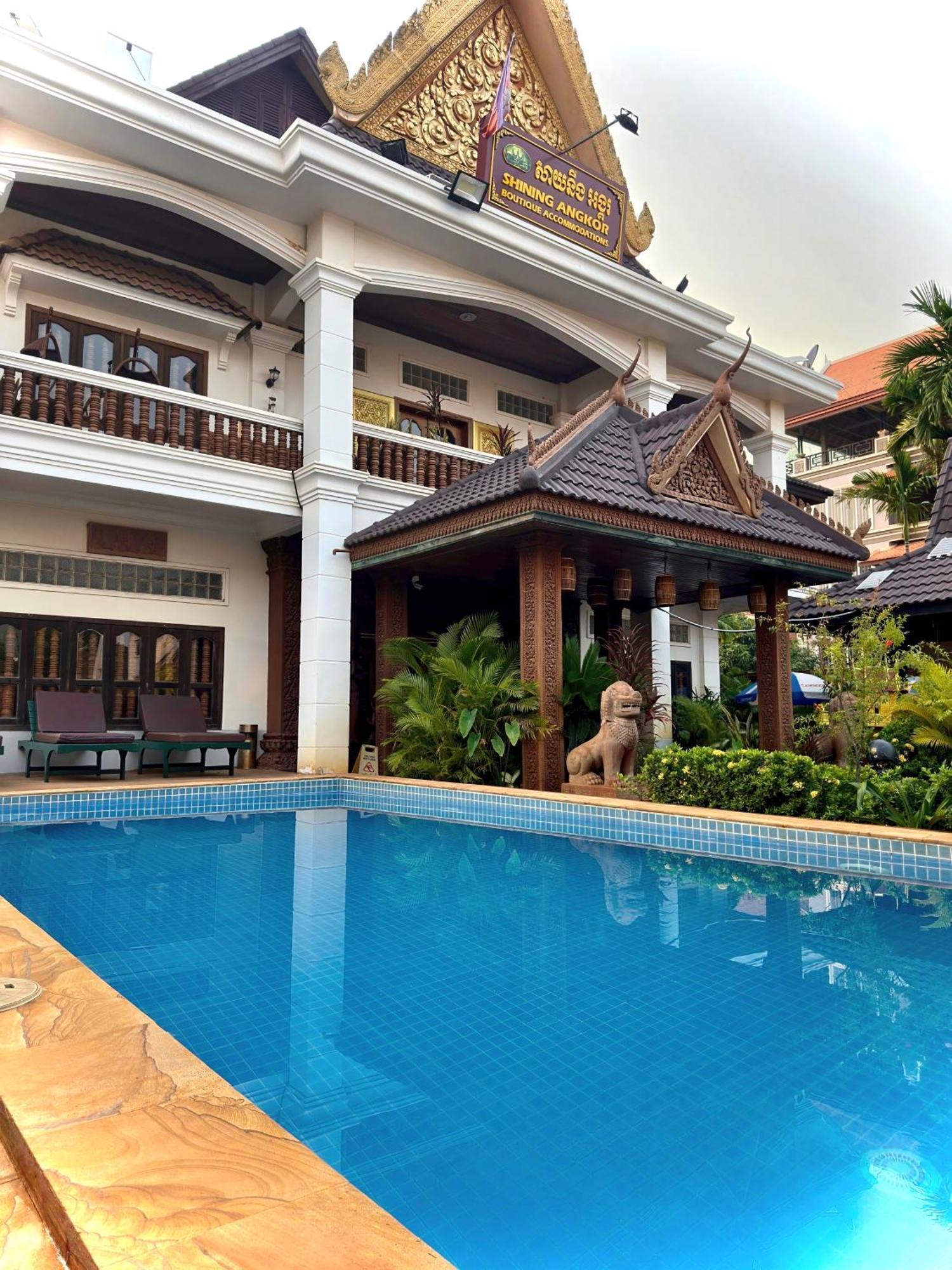 Shining Angkor Boutique Hotel Siem Reap Bagian luar foto